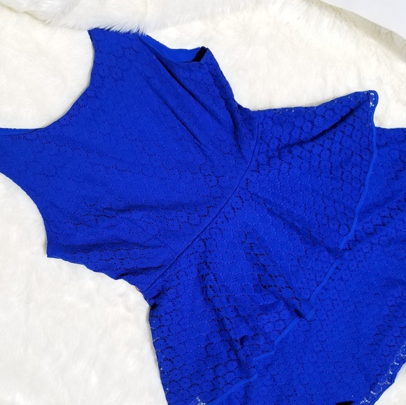 🆕️City Studio Royal Blue Fit & Flare Tiered Dress - Picture 6 of 8